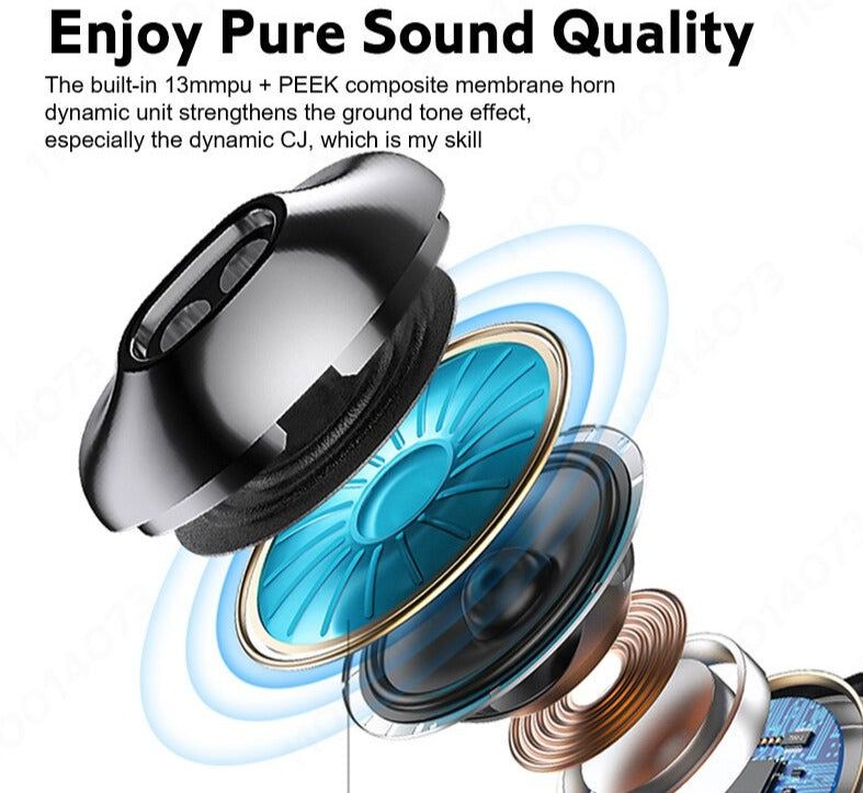 XT95 - Auriculares Bluetooth TWS Ultraplanos | Hifi Media Store