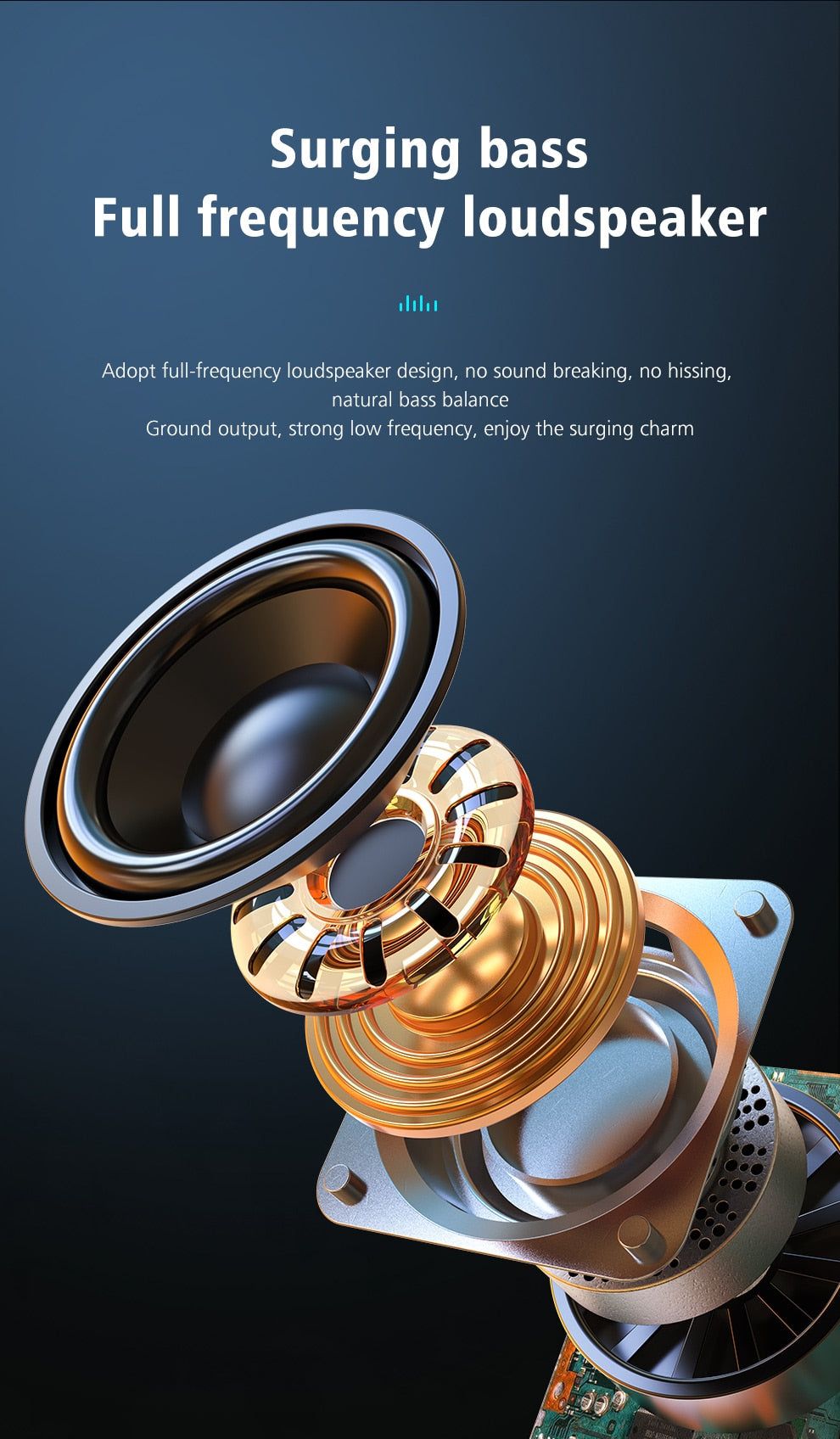 Zealot S1 Bluetooth Portable Speaker for Bicycle with Flashlight | Hifi Media Store