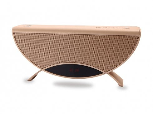 Conceptronic Apollyon 01GL - Altavoz Inalámbrico Dorado Altavoces | CONCEPTRONIC