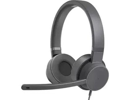 Lenovo Go - Wired ANC Headphones - Gray