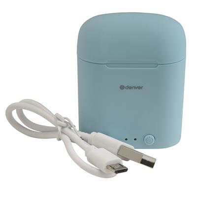 Denver TWE-46 - Auriculares Bluetooth Azul Celeste Todos los auriculares | DENVER