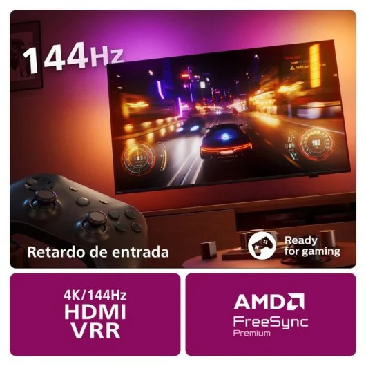TV Philips The One 50" 50PUS8919 LED UltraHD 4K, Ambilight TV, 120Hz, Dolby Vision y Atmos Televisores | PHILIPS