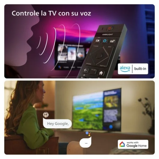 TV Philips The One 50" 50PUS8919 LED UltraHD 4K, Ambilight TV, 120Hz, Dolby Vision y Atmos Televisores | PHILIPS