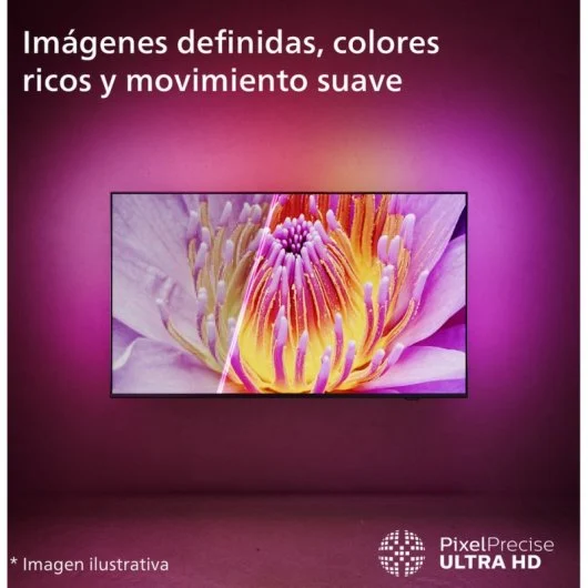 TV Philips 50" 50PUS8079 Ambilight, LED UltraHD, Dolby Atmos, Titan OS Televisores | PHILIPS