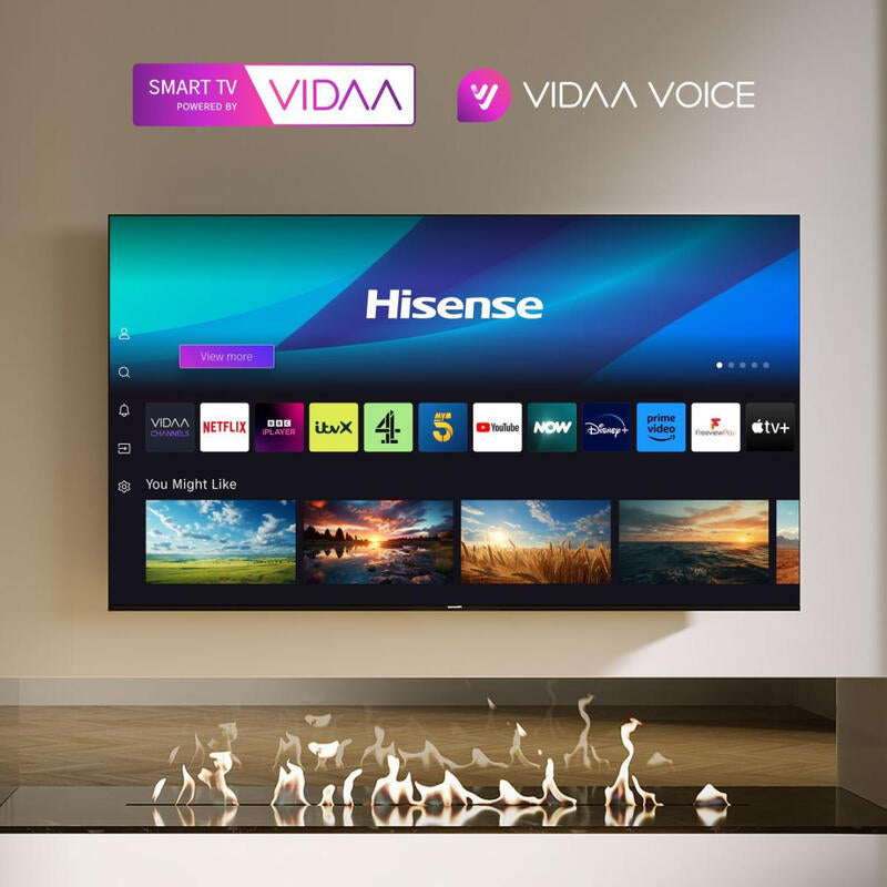 Tv Hisense 55" 55A6N DLED 4K UHD, Smart Tv, Dolby Vision, VIDAA Televisores | HISENSE