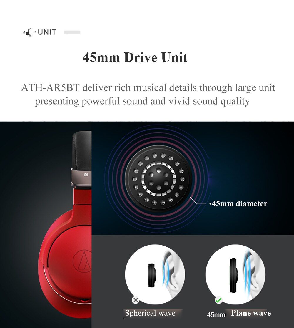 Audio-Technica ATH-AR5BT - Auriculares Bluetooth con cable/inalámbricos | Hifi Media Store