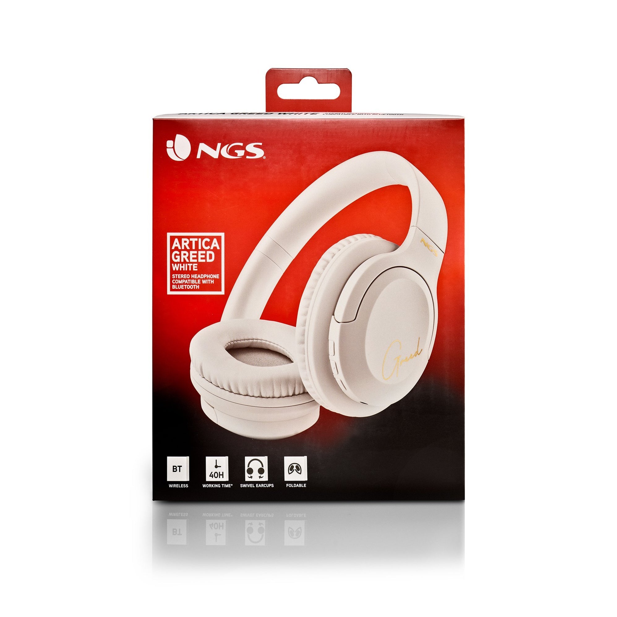 NGS Artica Greed White - Auriculares Bluetooth Blancos Todos los auriculares | NGS