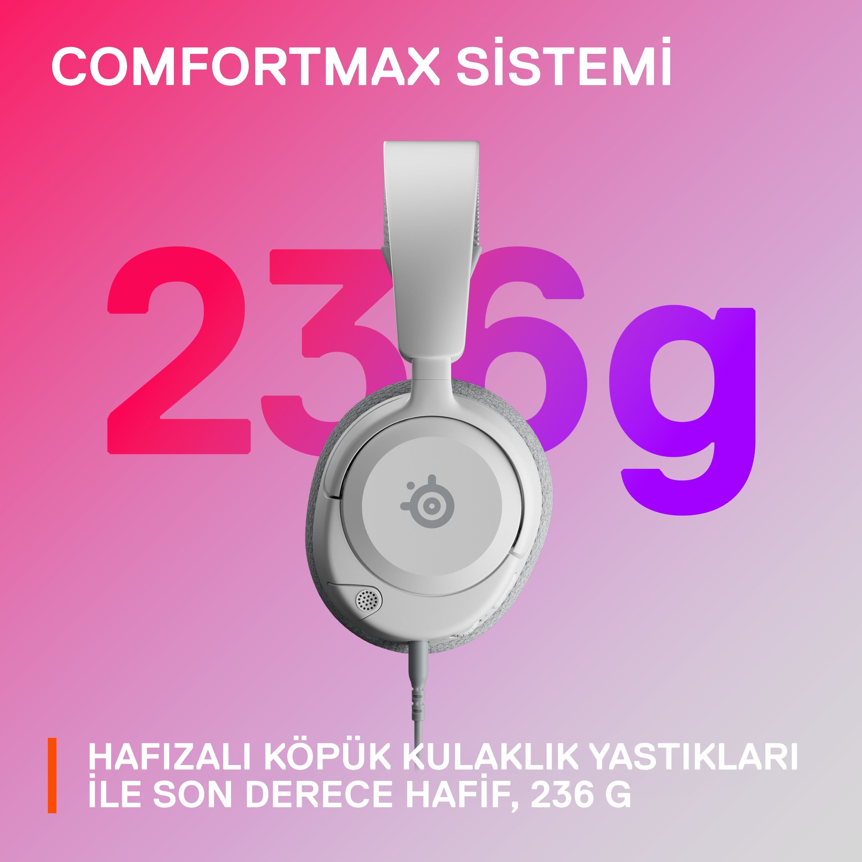 SteelSeries Arctis Nova 1 - Auriculares Gaming PC/PS4/PS5/Xbox/Switch Blancos