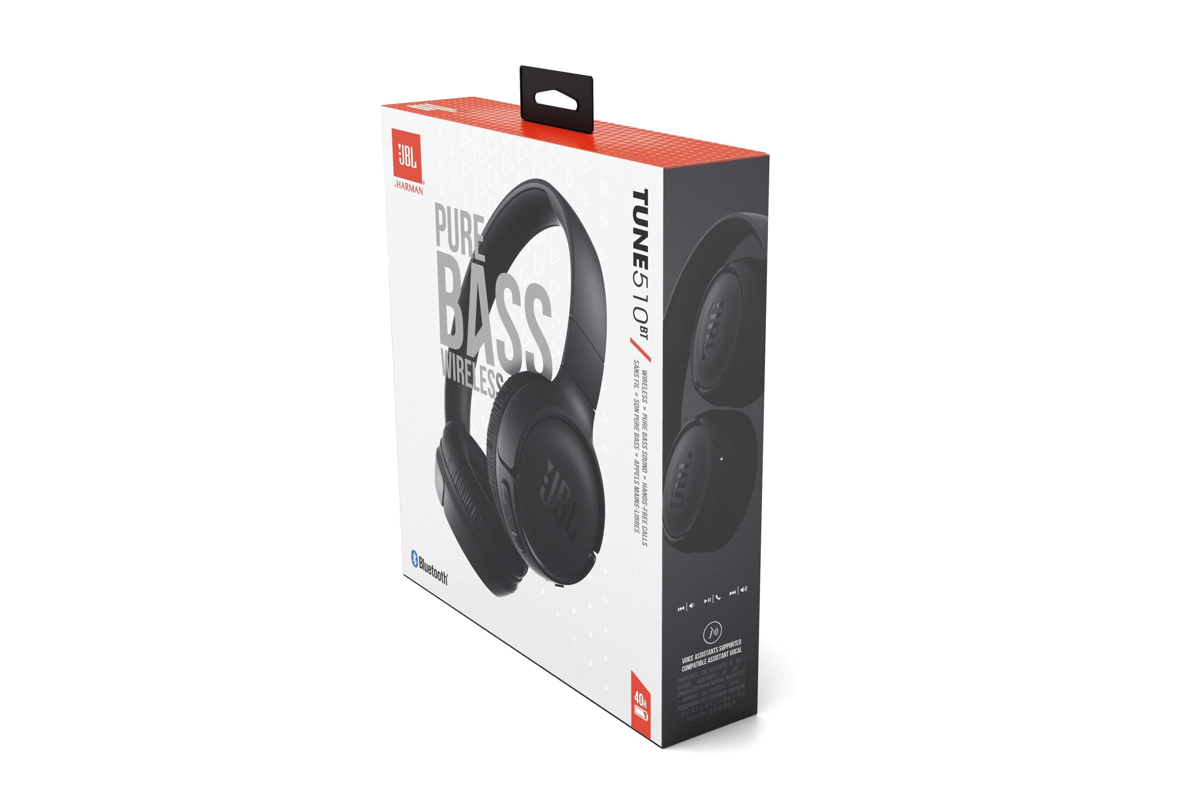 JBL Tune 510BT - Auriculares Inalámbricos Negros Todos los auriculares | JBL