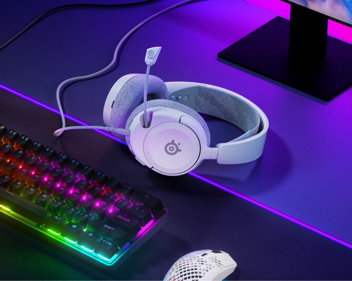 SteelSeries Arctis Nova 1 - Auriculares Gaming PC/PS4/PS5/Xbox/Switch Blancos
