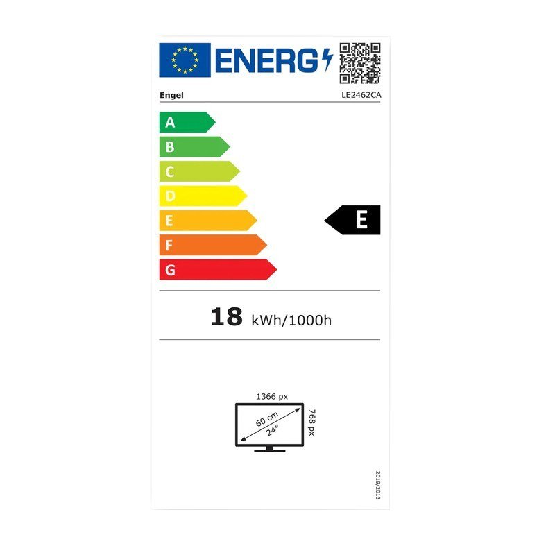TV LED ENGEL 24'' LE2462CA HD Ready + adattatore 12V Speciale campeggio