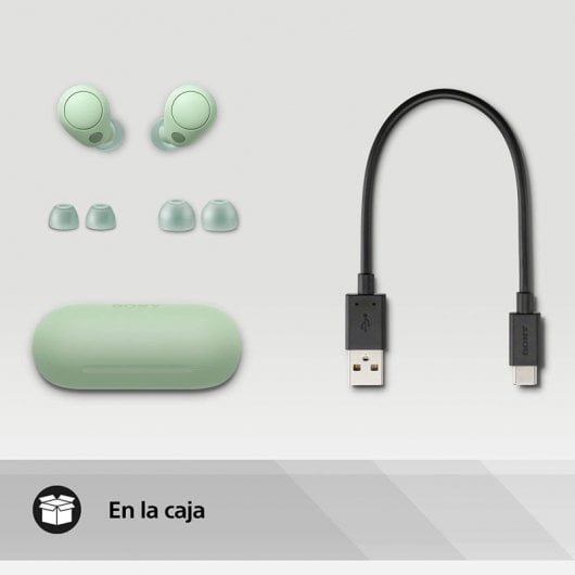 Sony WF-C700N - Auriculares Inalambricos con Cancelación de Ruido Verde Menta Todos los auriculares | SONY