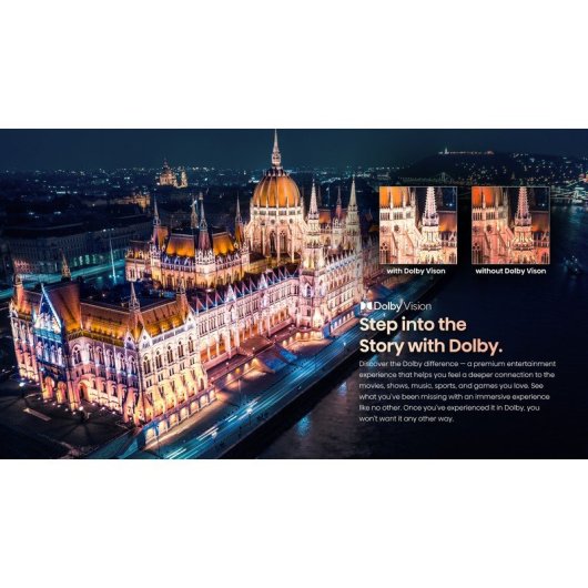 TV Hisense 55E7NQ 55" QLED, UltraHD 4K, HDR10, Smart TV