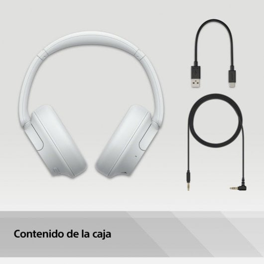 Sony WH-CH720N - Auriculares Bluetooth con Cancelación de Ruido Blancos Todos los auriculares | SONY