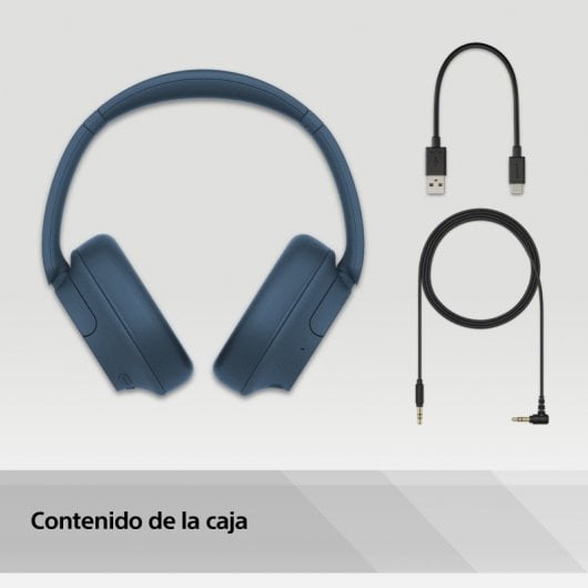 Sony WH-CH720N - Auriculares Bluetooth con Cancelación de Ruido Azules Todos los auriculares | SONY