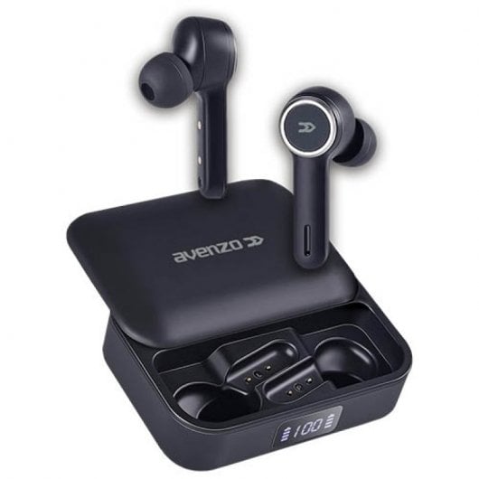 Avenzo AV-TW5007B TWS - Auriculares Intraurales Bluetooth Negros