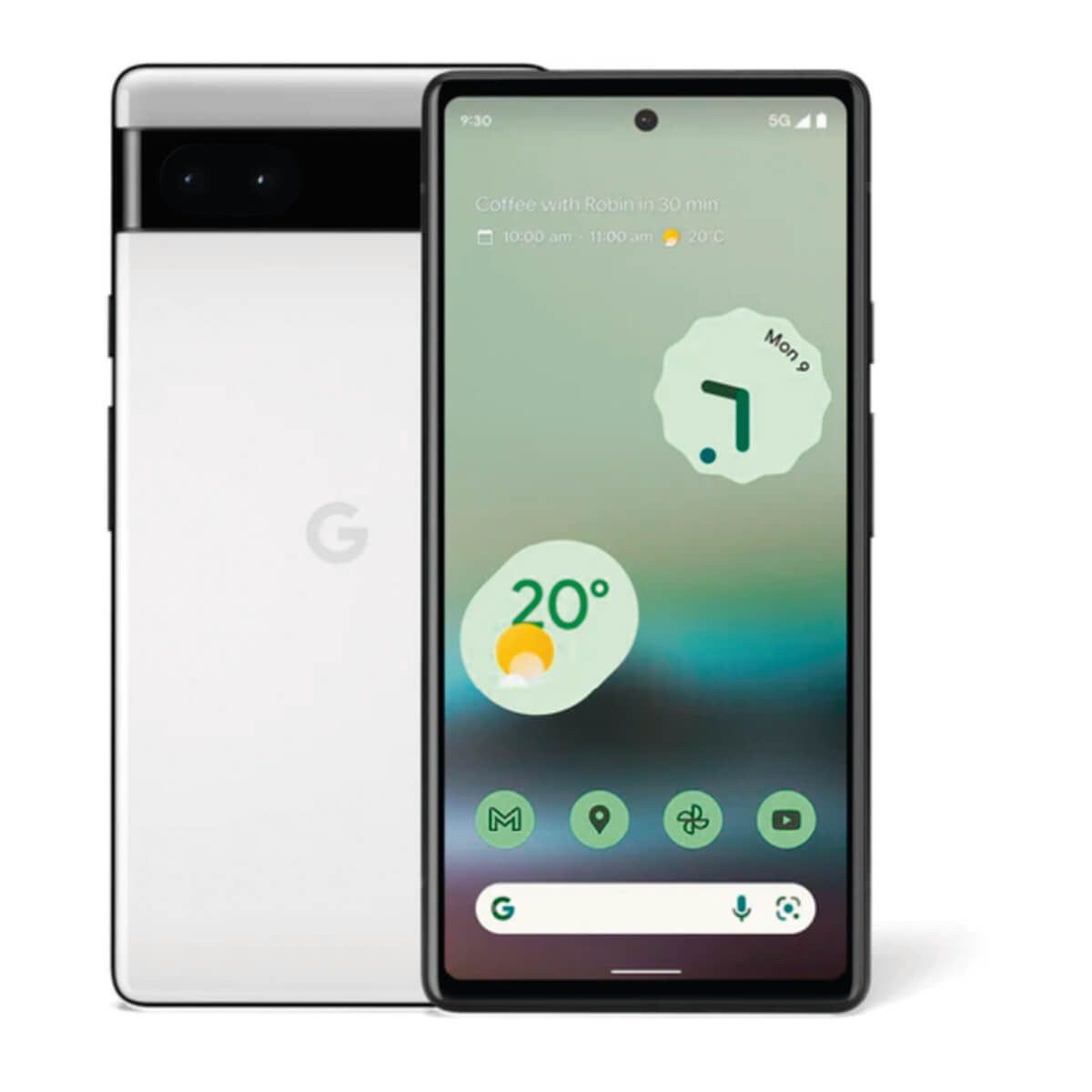 Google Pixel 6a 5G 6GB/128GB Blanco (Chalk White) G1AZG Smartphone | Google