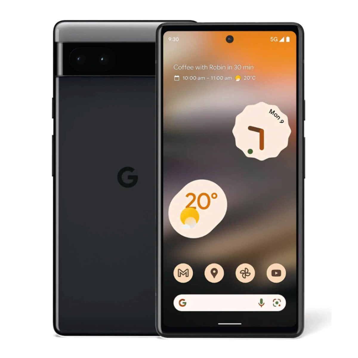 Google Pixel 6a 5G 6GB/128GB Negro (Charcoal Black) G1AZG Smartphone | Google