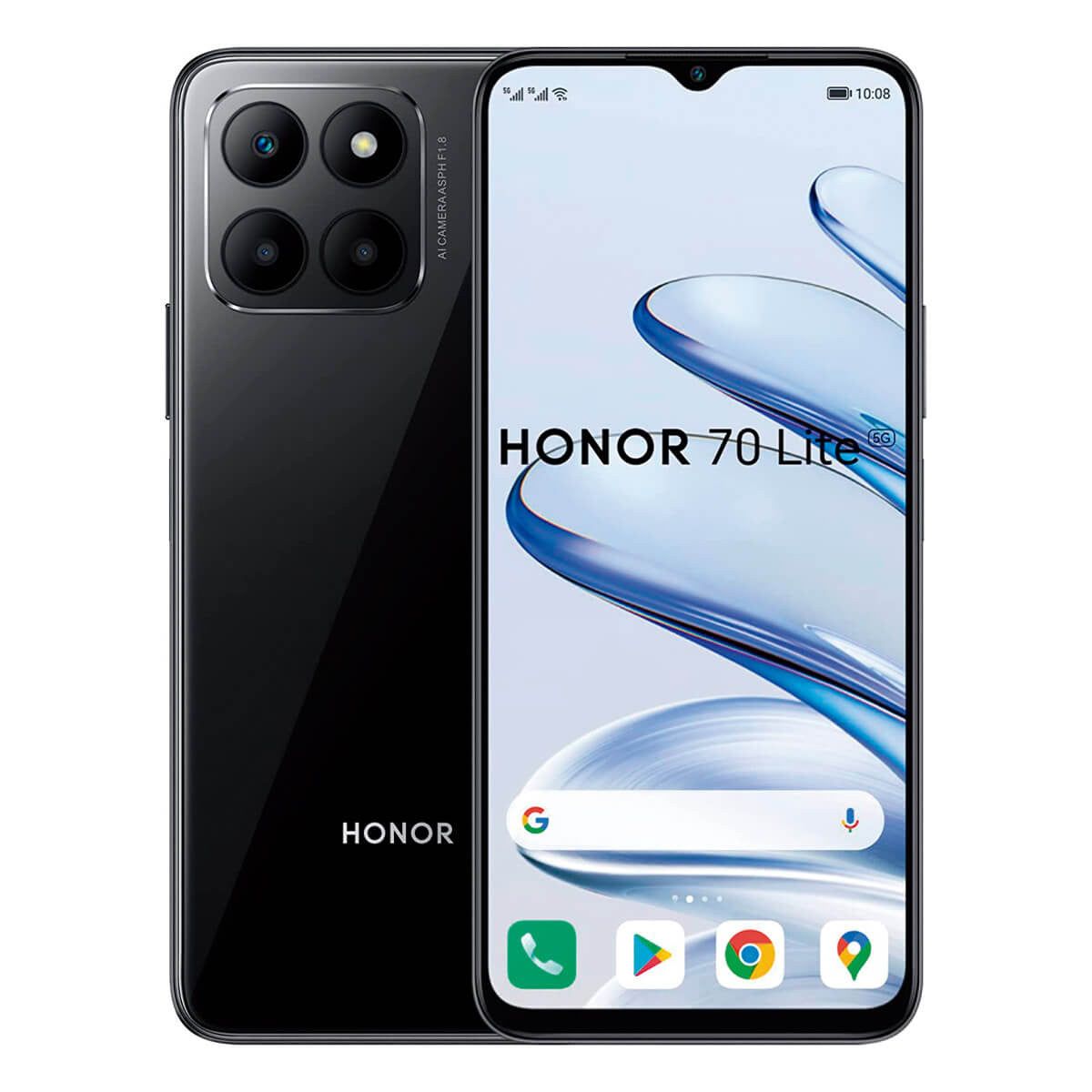 Honor 70 Lite 5G 4GB/128GB Negro (Midnight Black) Dual SIM Smartphone | Honor