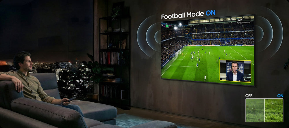 TV Samsung U8075H 50" 4K Crystal UHD Vision AI Smart TV Televisores | Samsung
