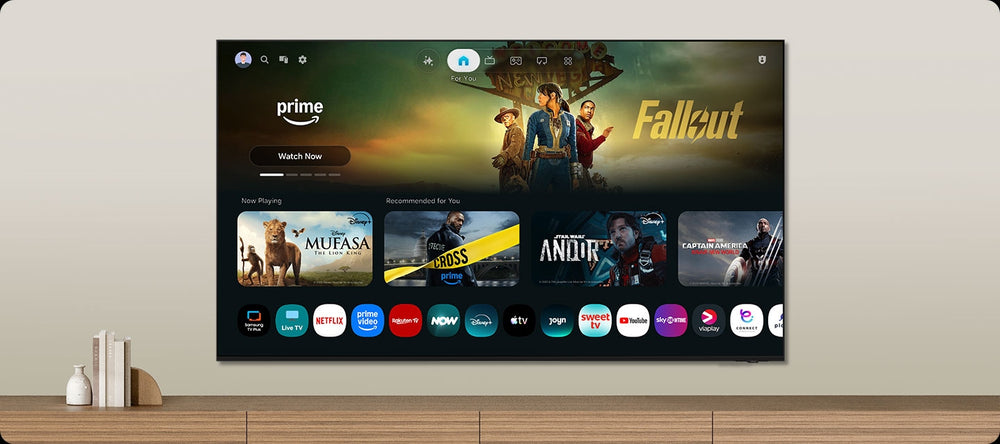 TV Samsung U8075H 50" 4K Crystal UHD Vision AI Smart TV Televisores | Samsung