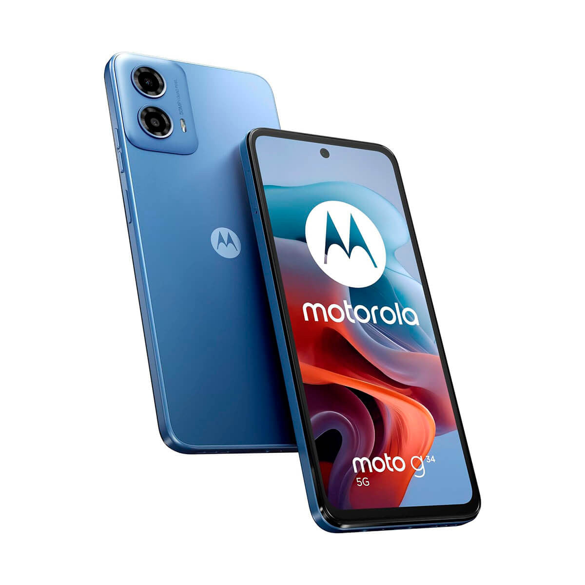 Motorola Moto G34 5G 4GB/128GB Azul (Ice Blue) Dual SIM XT2363-2 Smartphone | Motorola