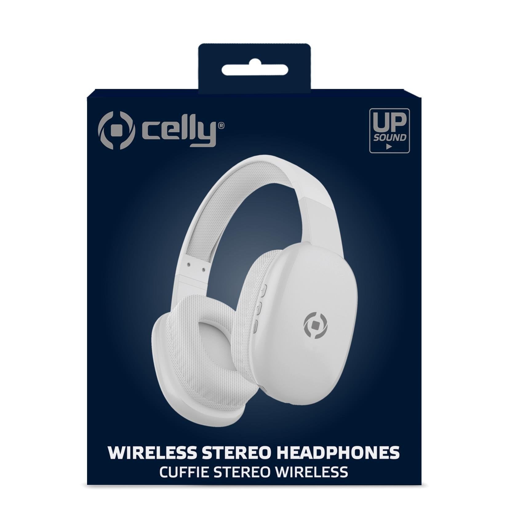 Celly Freebeat - Auriculares Bluetooth Blancos