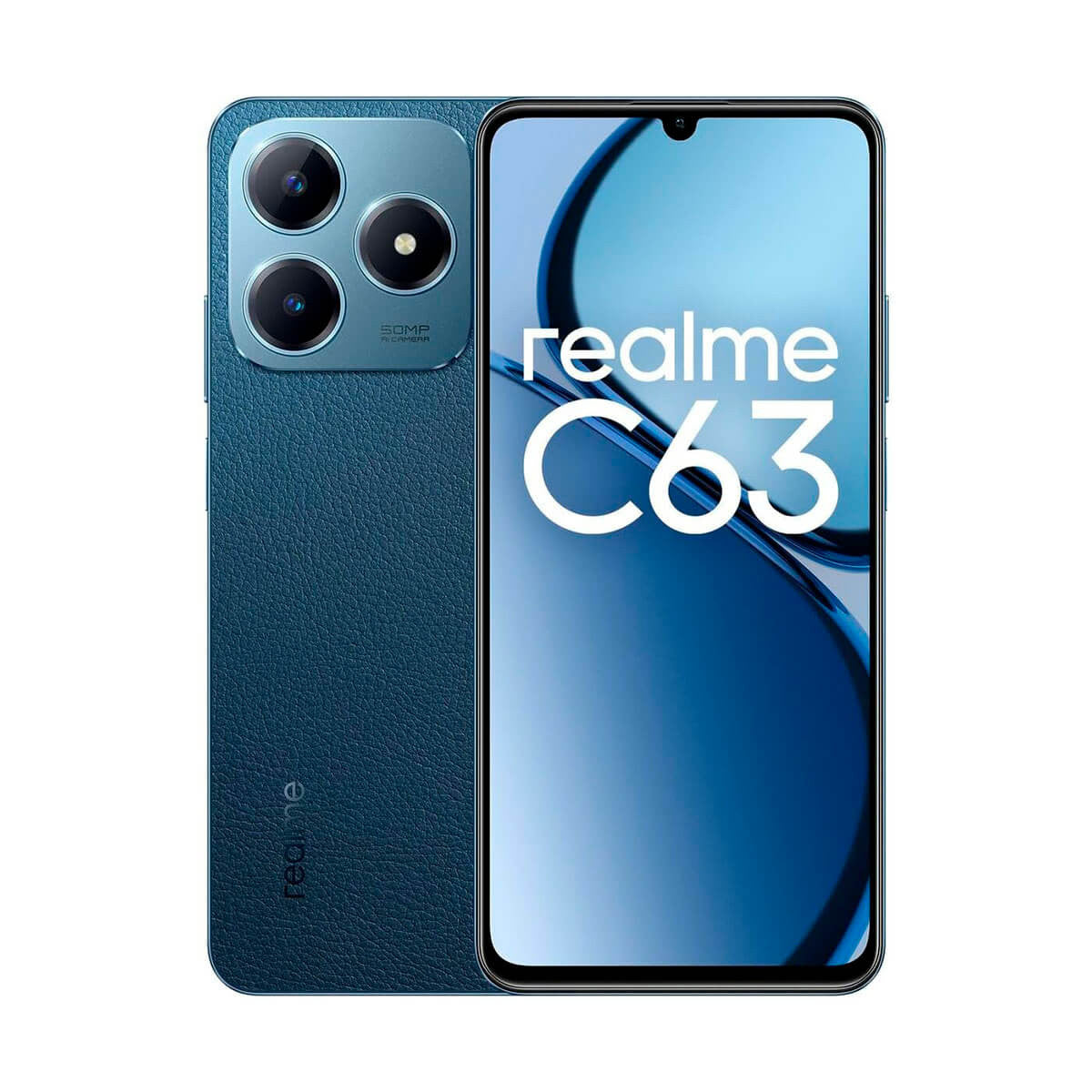 Realme C63 8GB/256GB Azul (Leather Blue) Dual SIM Smartphone | Realme