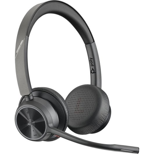 HP Poly Voyager 4320 Auriculares Inalámbricos USB-A Certificado Microsoft Teams +Dongle Bluetooth BT700 Todos los auriculares | HP