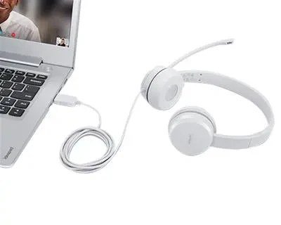 Lenovo 110 - Auriculares estéreo USB