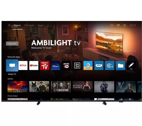 TV Philips 65" 65PUS8079/12 Smart TV, LED Ultra HD 4K, Titan OS, Ambilight, Dolby Atmos Televisores | PHILIPS