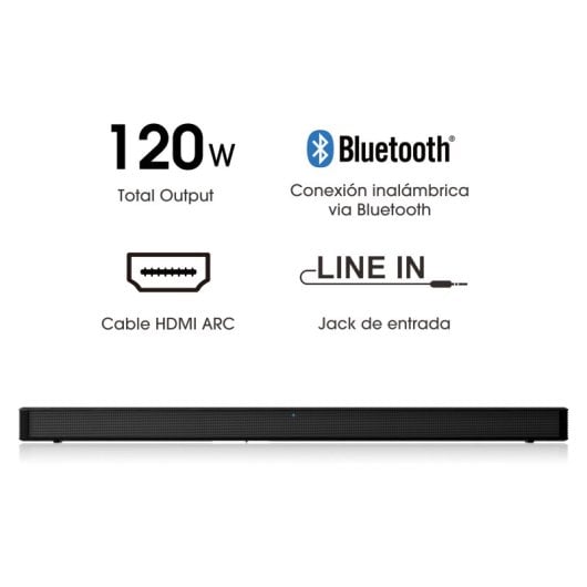 Hisense HS205G - Barra de Sonido Bluetooth 2.0 Canales 60W RMS Altavoces | HISENSE