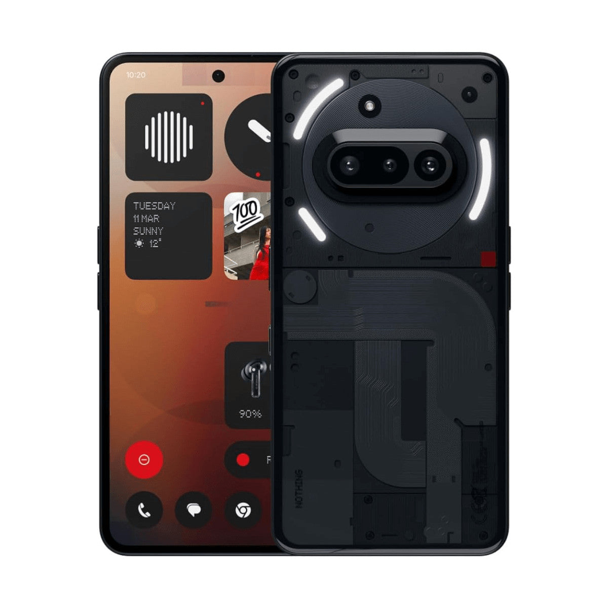 Nothing Phone 3a 5G 12GB/256GB Negro (Black) Dual SIM Smartphone | Nothing Tech