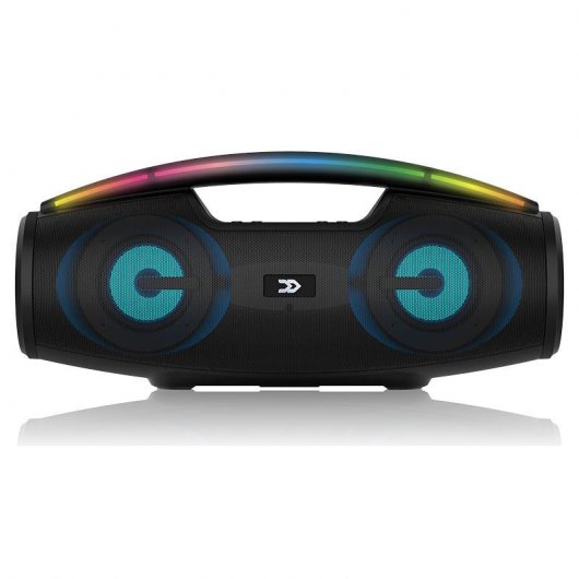 Avenzo AV-SP3502B Boombox - Altavoz Bluetooth RGB 20W Negro