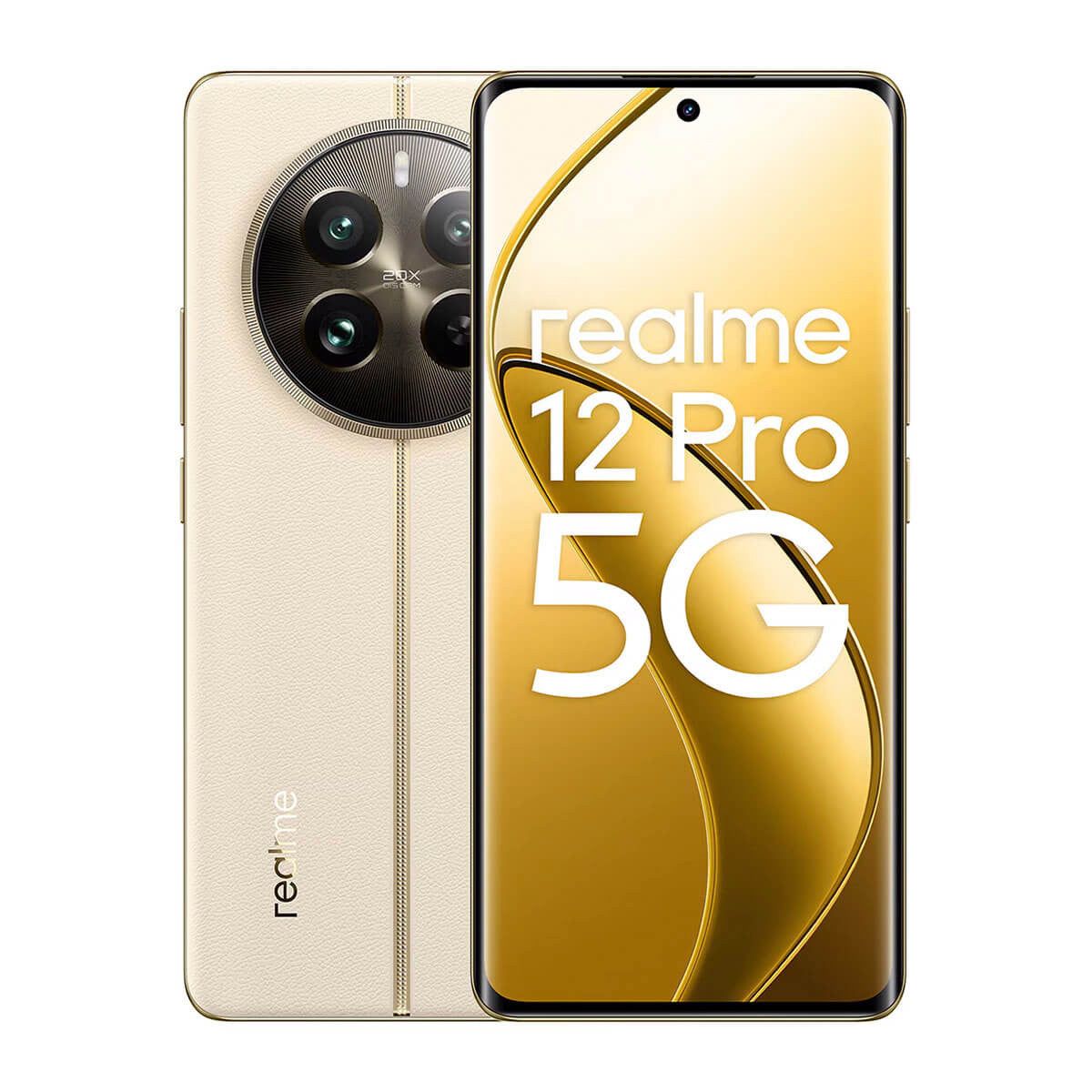 Realme 12 Pro 5G 12GB/256GB Beige (Navigator Beige) Dual SIM Smartphone | Realme