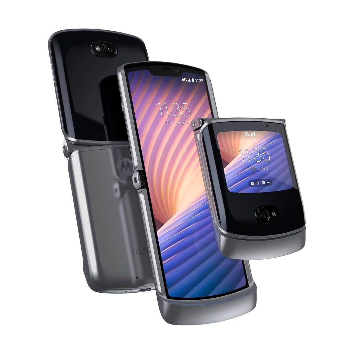 Motorola Razr 5G 8GB/256GB Plata (Liquid Mercury) Dual SIM Smartphone | Motorola