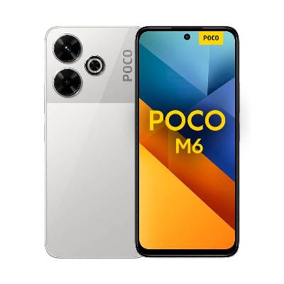 Xiaomi POCO M6 8GB/256GB Plata (Silver) Dual SIM Smartphone | Xiaomi