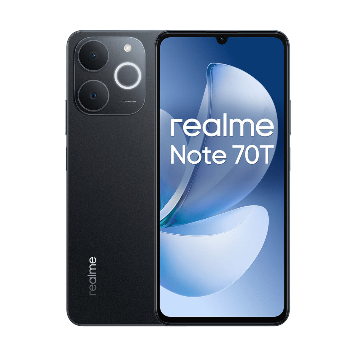 Realme Note 70T 4G 4GB/128GB Negro (Obsidian) Dual SIM Smartphone | Realme