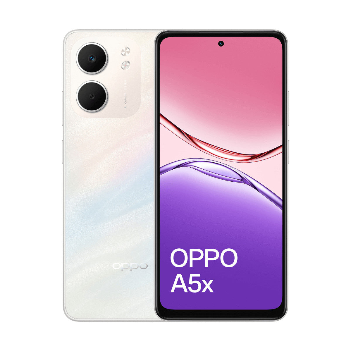 Hifi Media Store - OPPO A5x 4G 4GB/128GB White (Laser White) Dual SIM