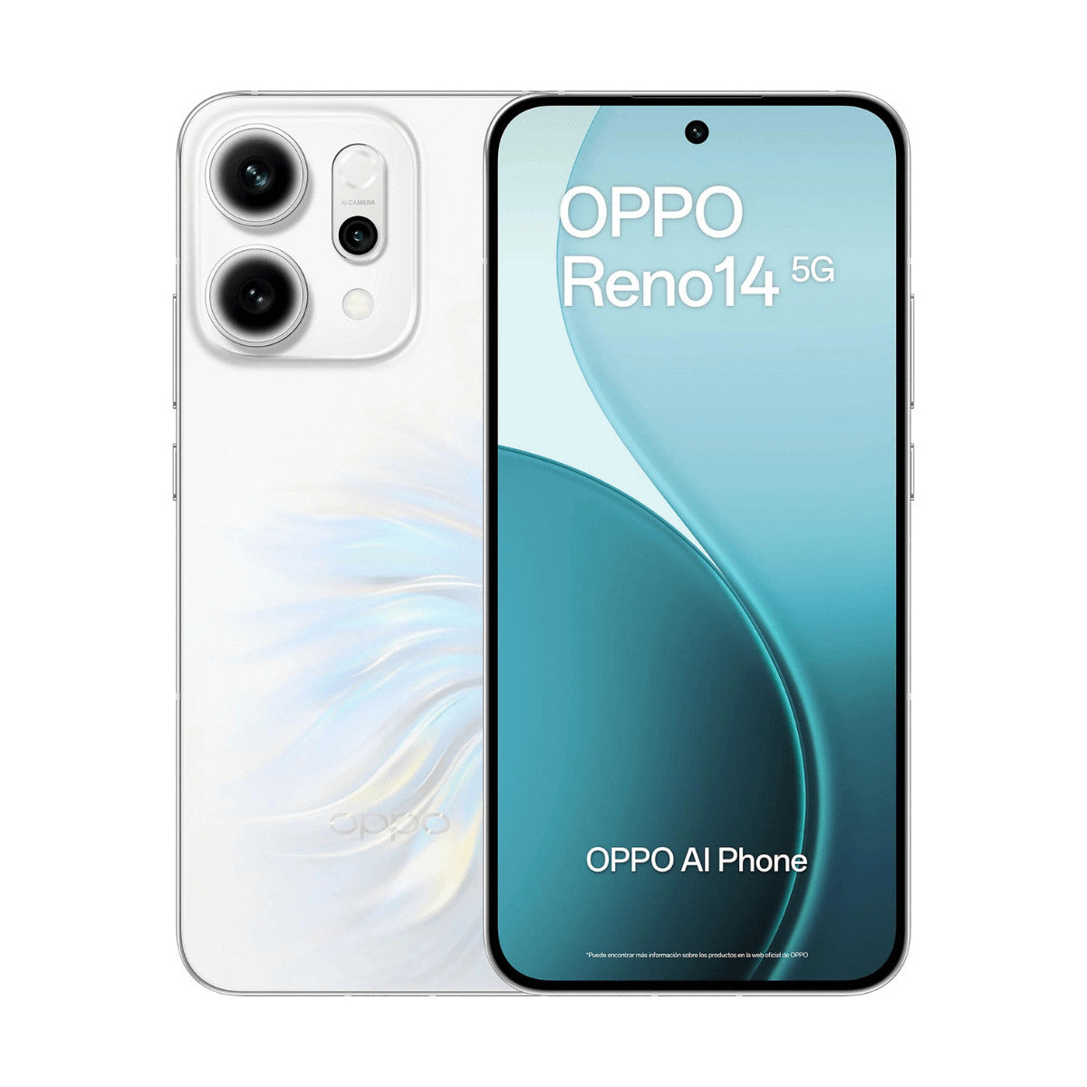 OPPO Reno14 5G 12GB/512GB Blanco (Pearl White) Dual SIM Smartphone | Oppo