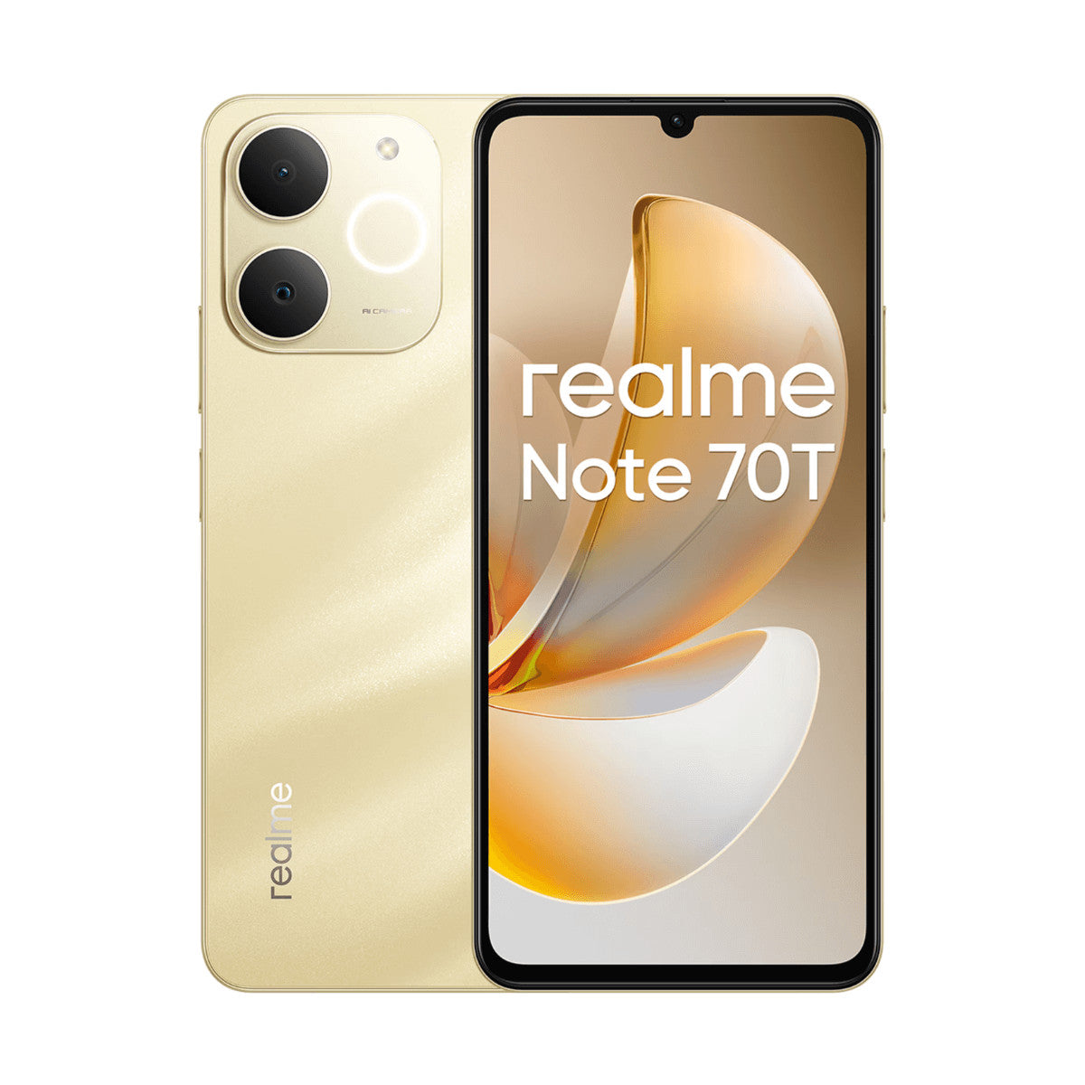 Realme Note 70T 4G 4GB/256GB Dorado (Gold) Dual SIM Smartphone | Realme