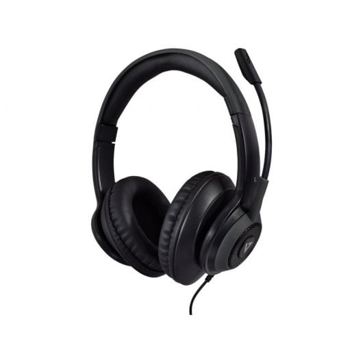 V7 HC701 - Auriculares USB con Micrófono Negros