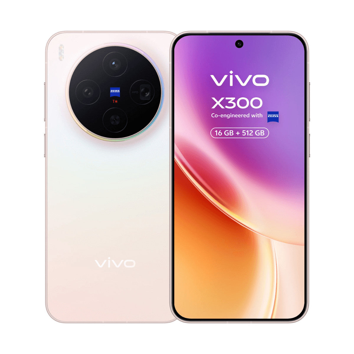 Vivo X300 5G 16GB/512GB Rosa (Halo Pink) Dual SIM Smartphone | Vivo