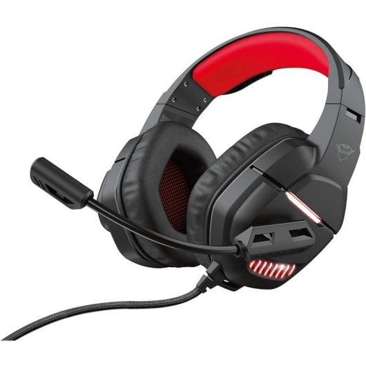 Trust GXT 488 Nixxo - Auriculares Gaming LED Negros