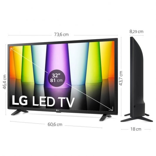 Tv LG 32" 32LQ63006LA LED Smart TV, Full HD, Web OS Televisores | LG