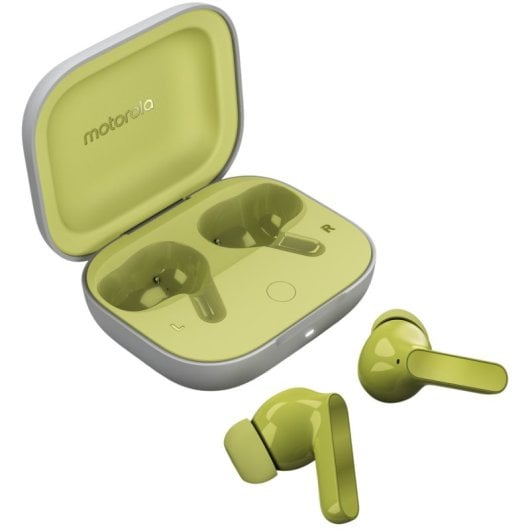 Motorola Moto Buds Green Banana - Auriculares Inalámbricos con Estuche de Carga Verde Todos los auriculares | MOTOROLA