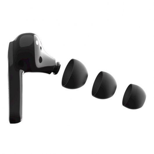 Belkin SoundForm Move Plus - Auriculares Bluetooth Negros con Estuche de Carga Inalámbrica