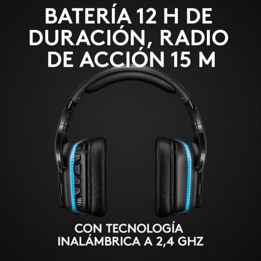 Logitech G935 - Auriculares Gaming Inalámbricos LightSync 7.1