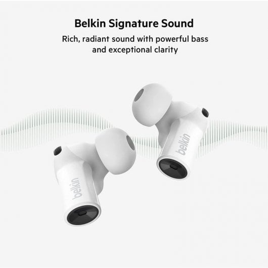 Belkin SoundForm Freedom - Auriculares Bluetooth TWS Blancos