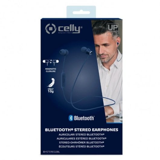 Celly BHSTEREO 2 - Auriculares Bluetooth Azules Todos los auriculares | CELLY